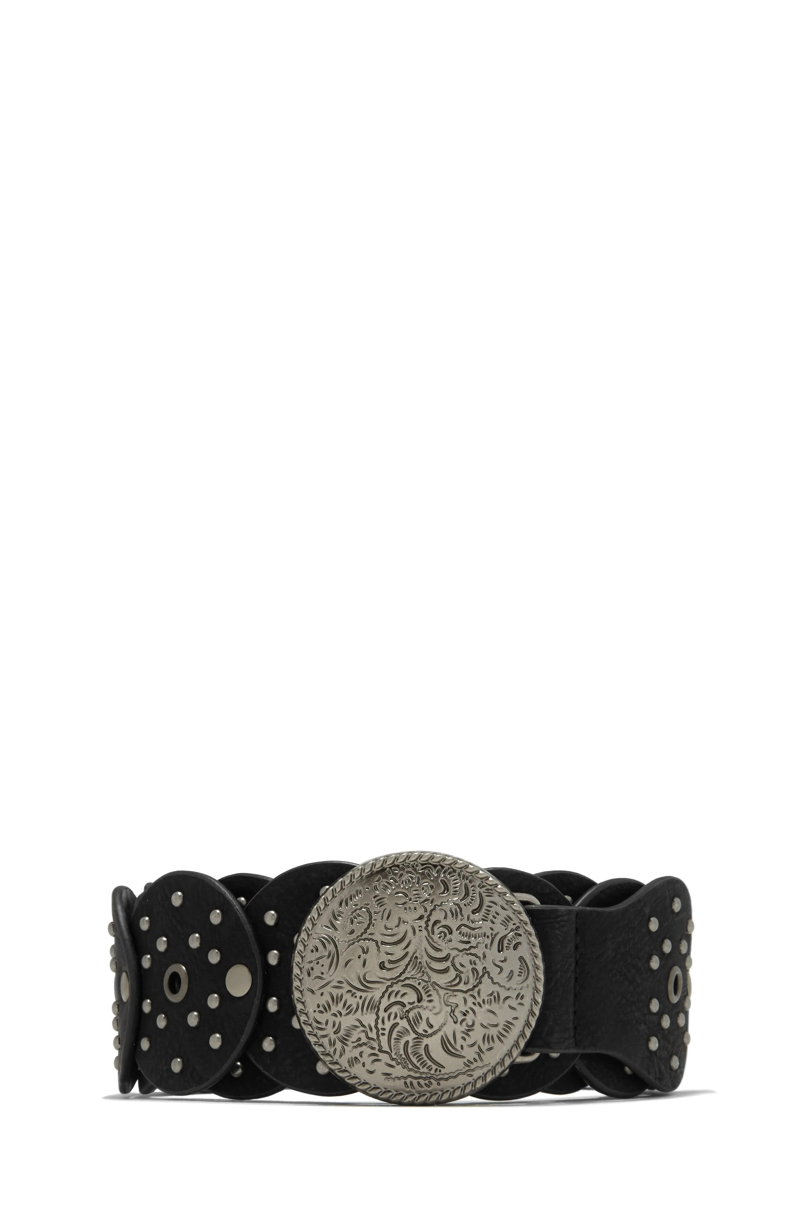 Yvette Western Statement Belt - Black sold by Miss Lola product image thumbnail 3