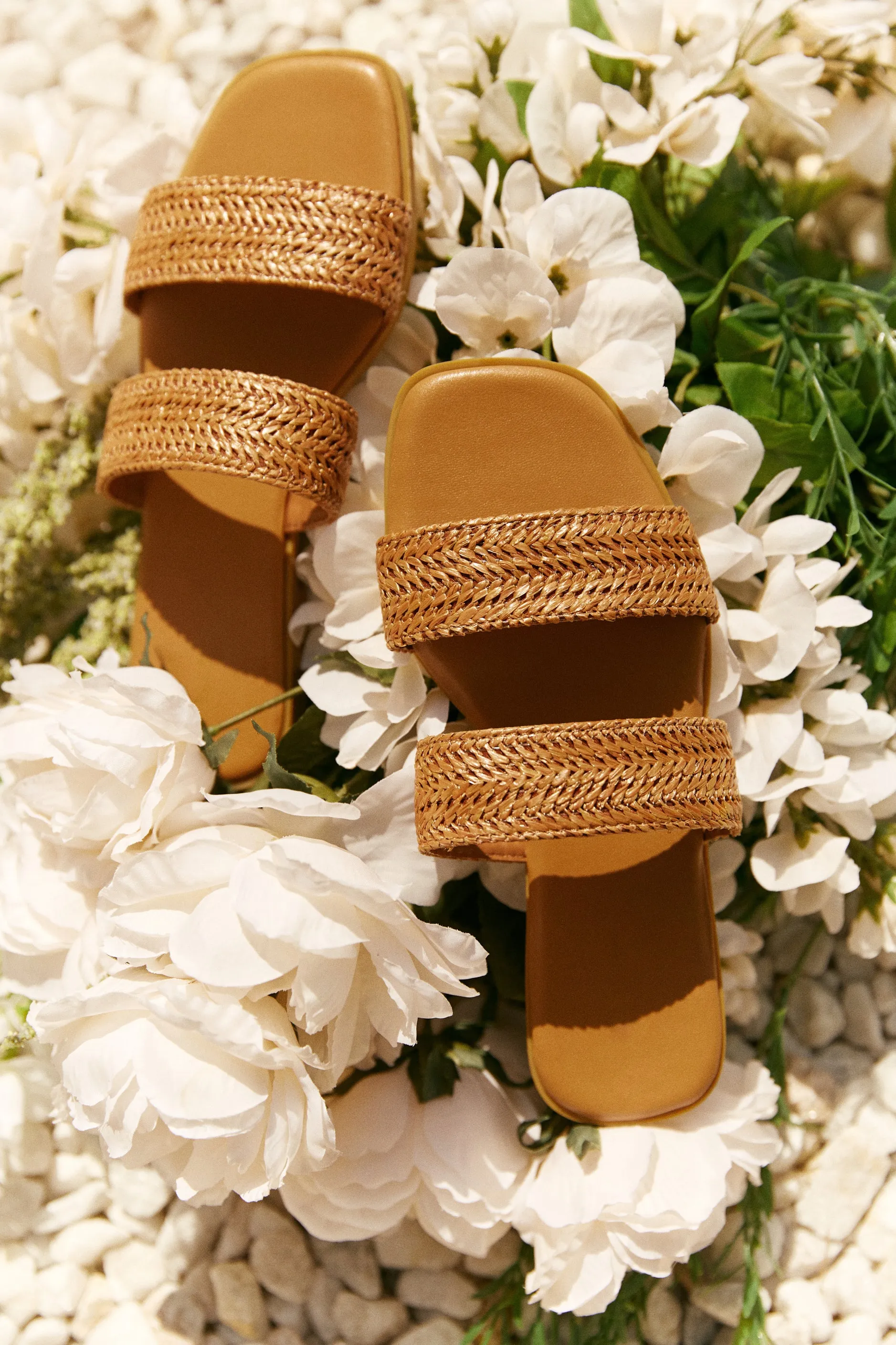 Staycation Slip On Sandals - Tan sold by Miss Lola
