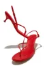 Elodie Slingback Kitten Heels - Red sold by Miss Lola