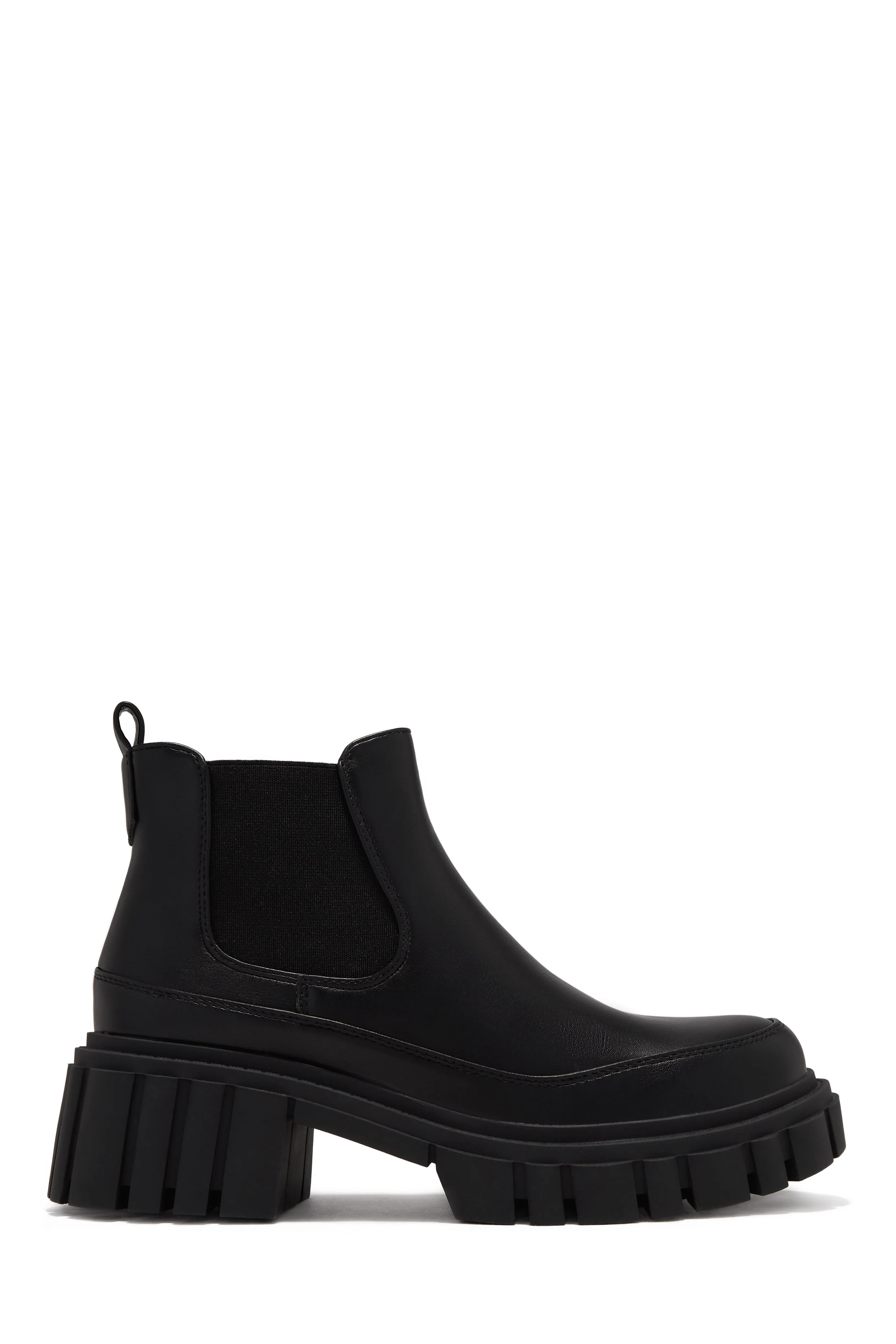 Cristen Pull On Ankle Boots - Black sold by Miss Lola product image thumbnail 5