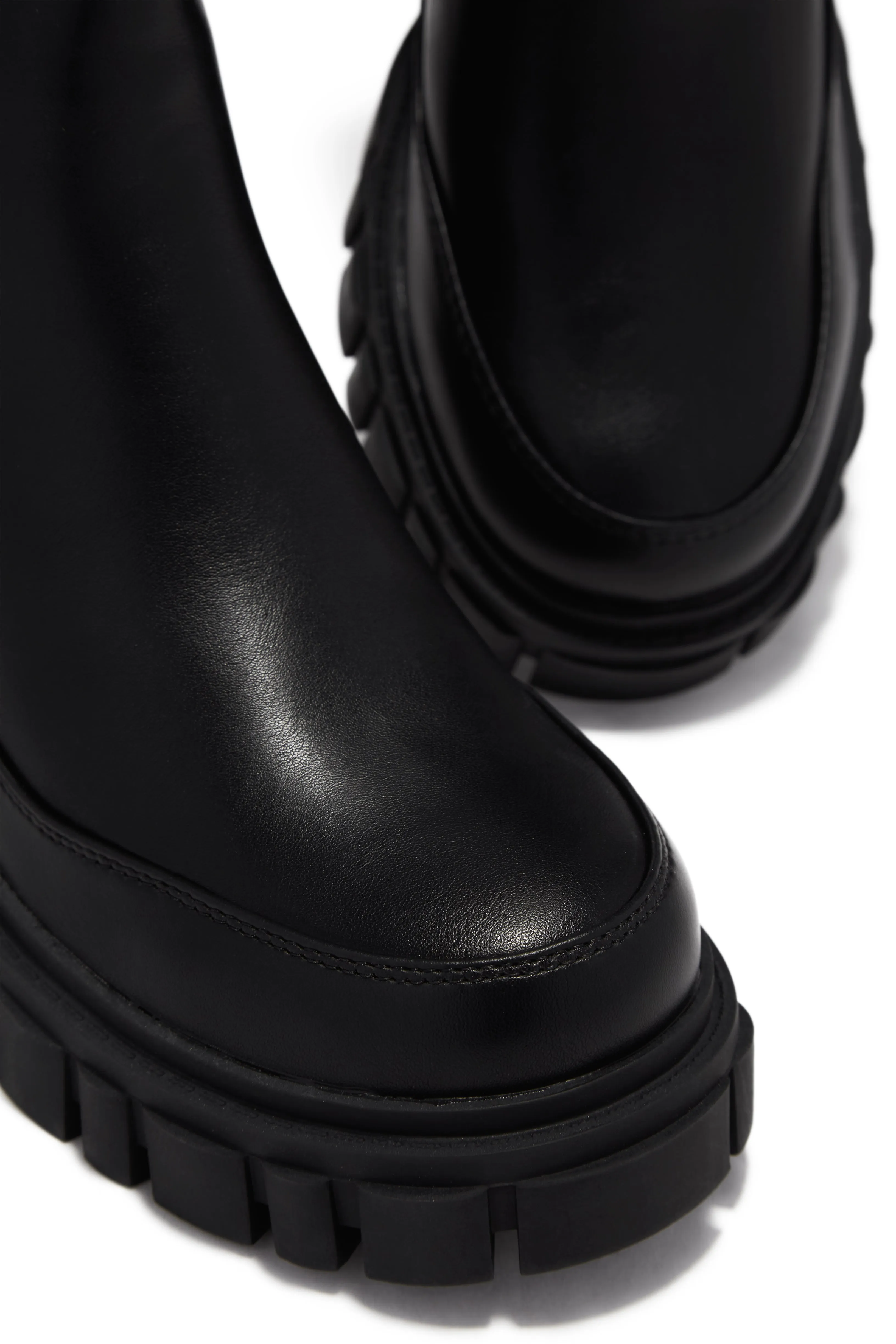 Cristen Pull On Ankle Boots - Black sold by Miss Lola product image thumbnail 3