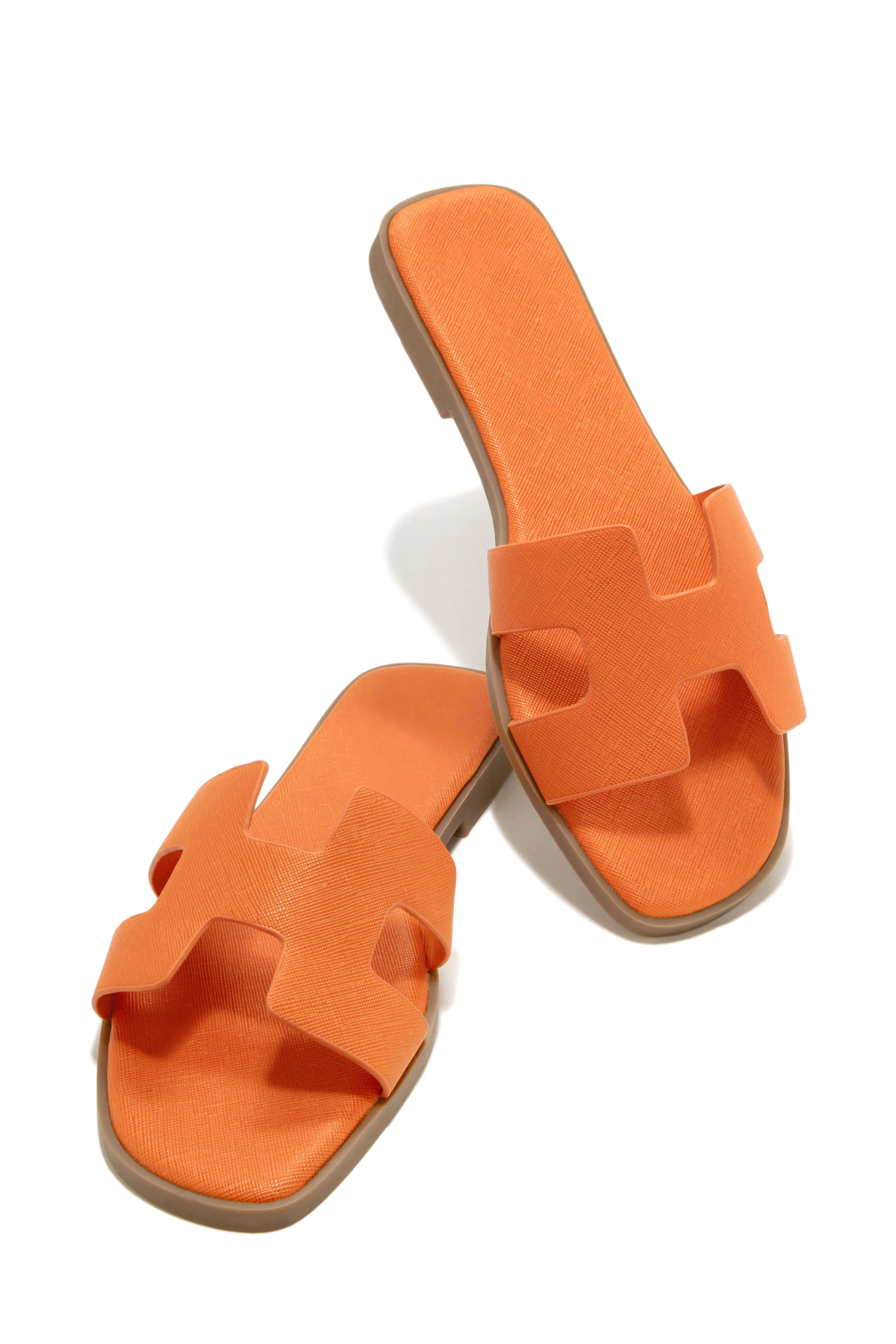 Bianka Slip On Sandals - Orange sold by Miss Lola product image thumbnail 3