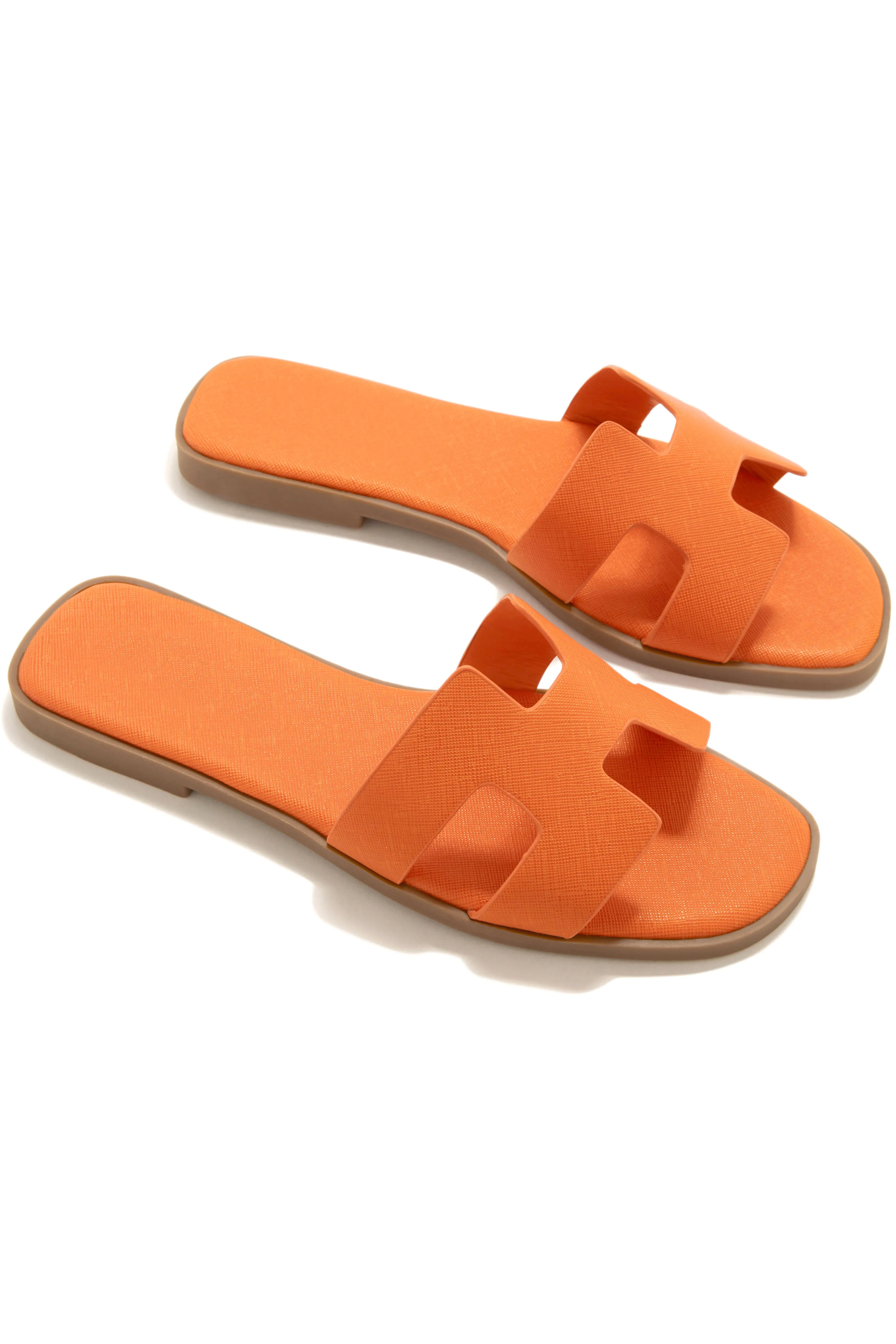 Bianka Slip On Sandals - Orange sold by Miss Lola product image thumbnail 5