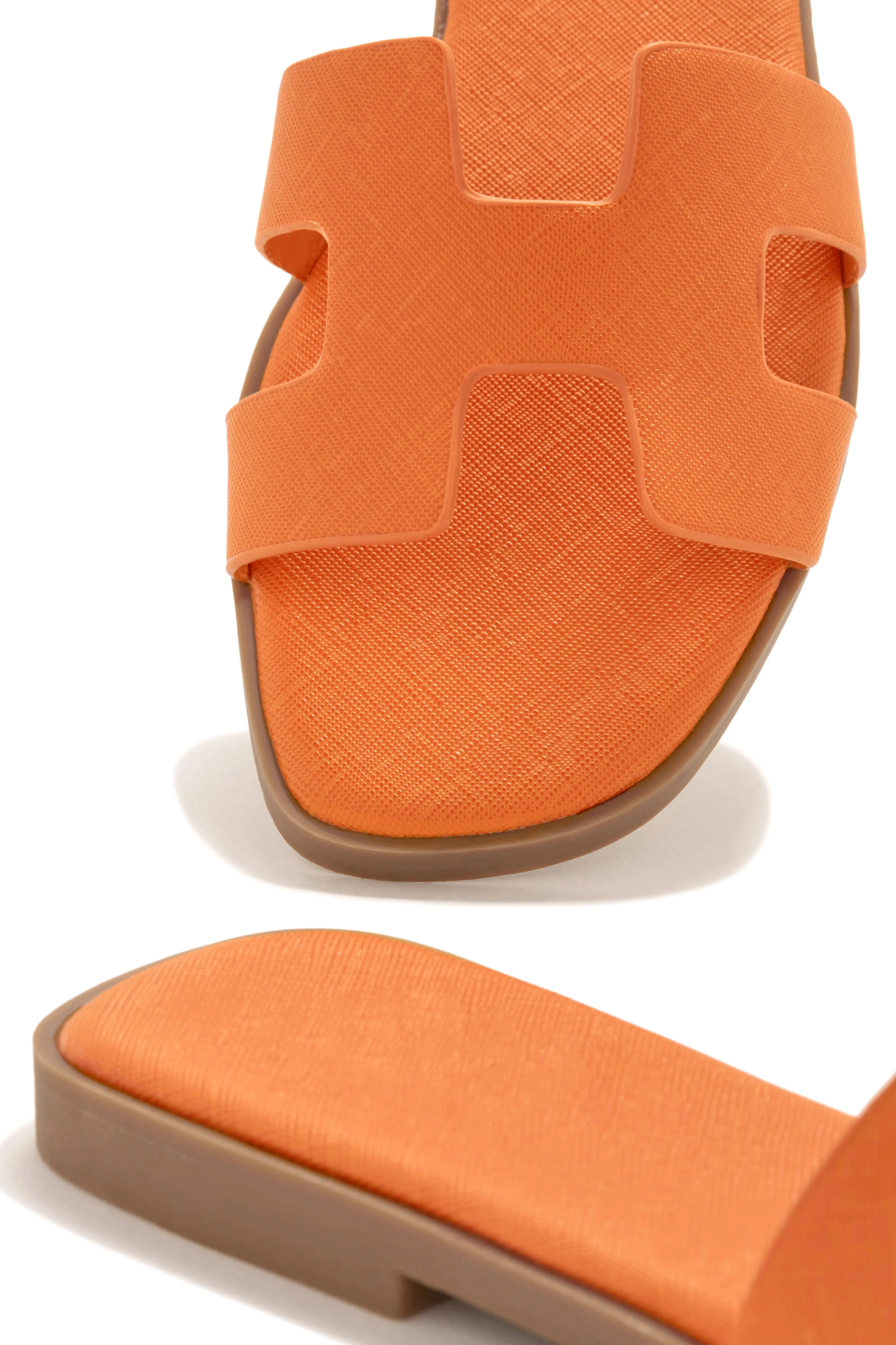 Bianka Slip On Sandals - Orange sold by Miss Lola product image thumbnail 4