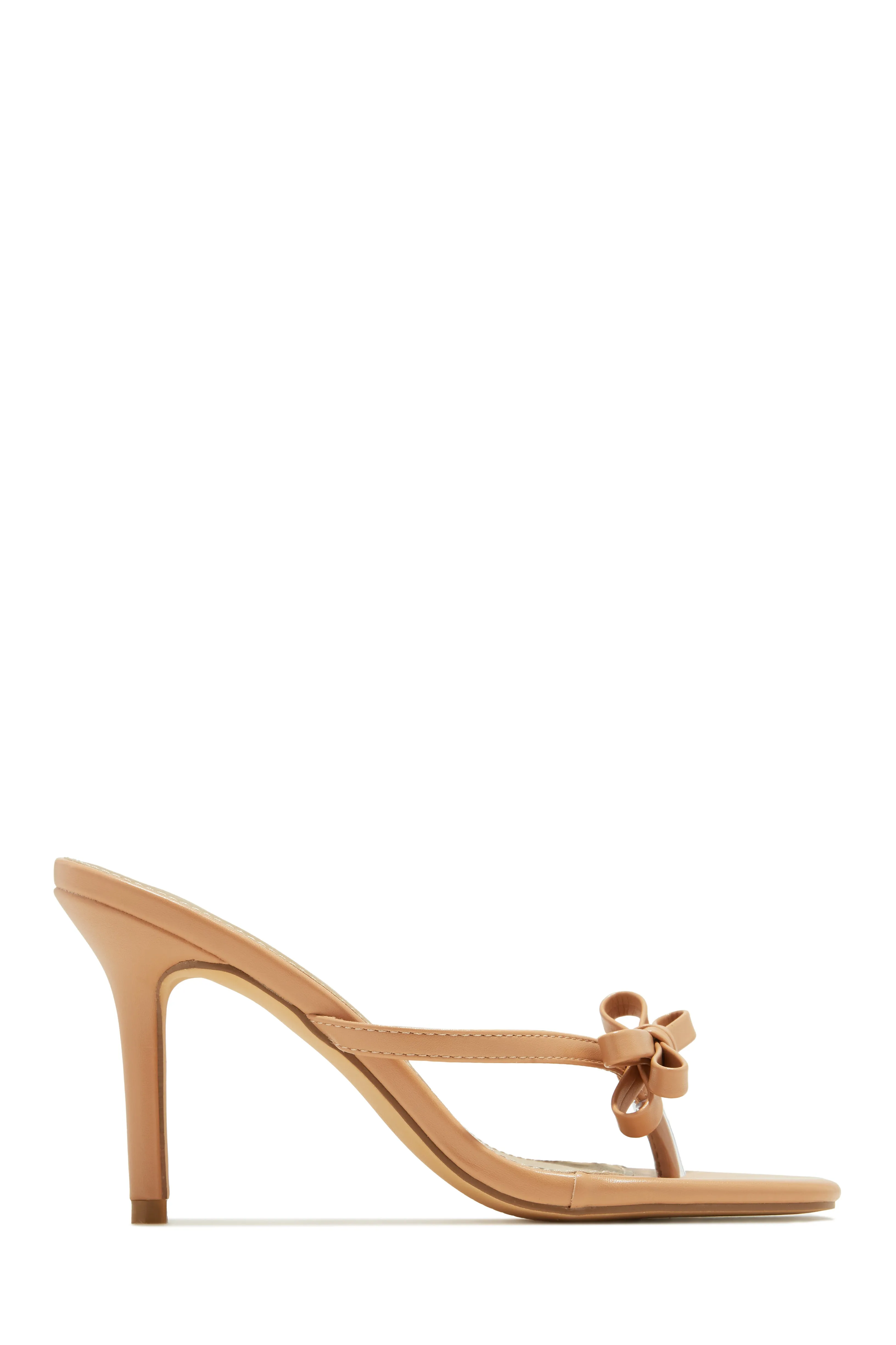 Sofie Coquette Mule Heels - Nude sold by Miss Lola product image thumbnail 4