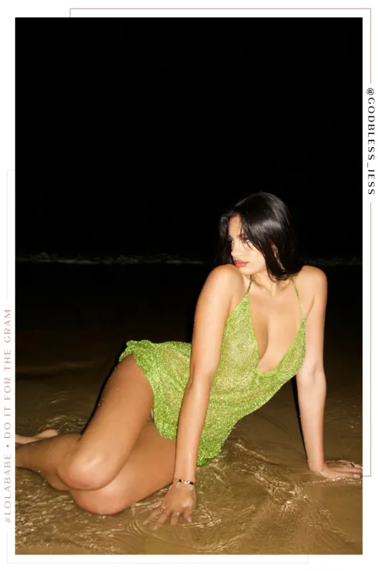 Sunset Nights - Green sold by Miss Lola