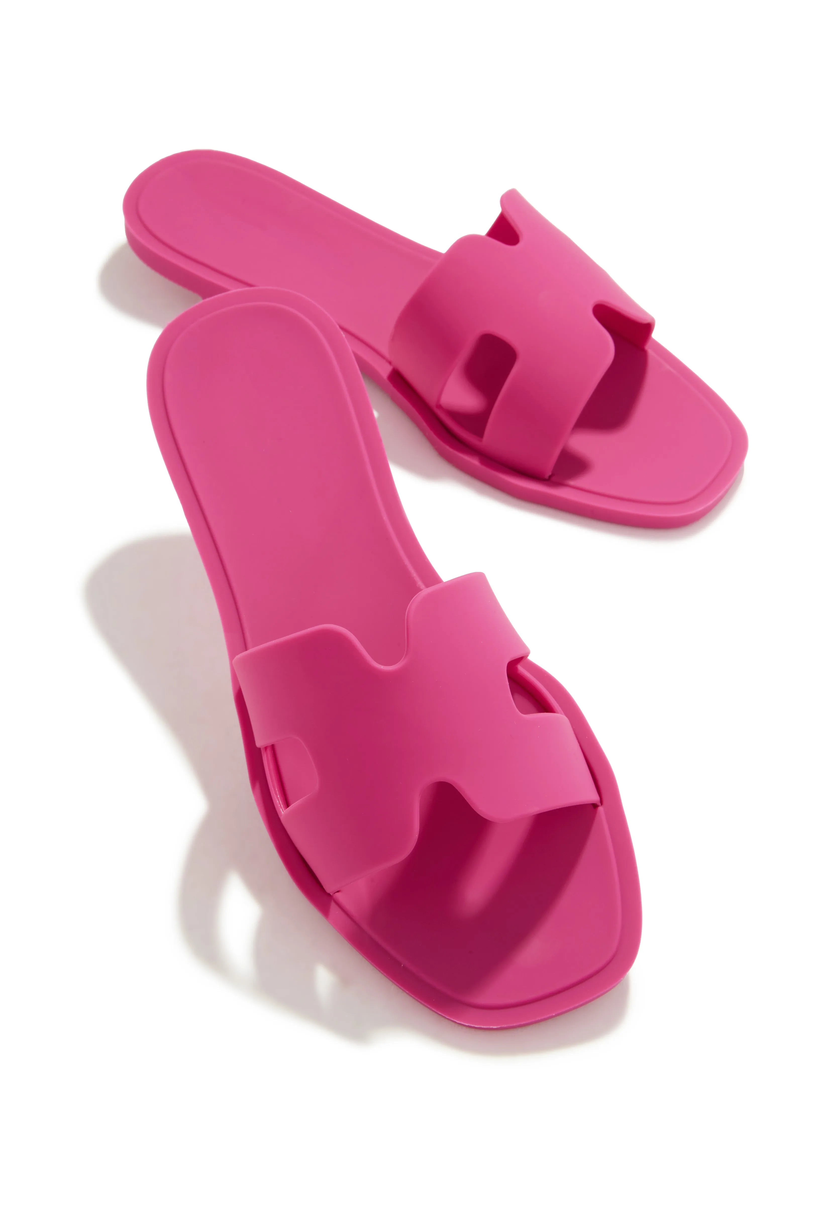 Kaylee Jelly Slip On Sandals - Pink sold by Miss Lola product image thumbnail 2