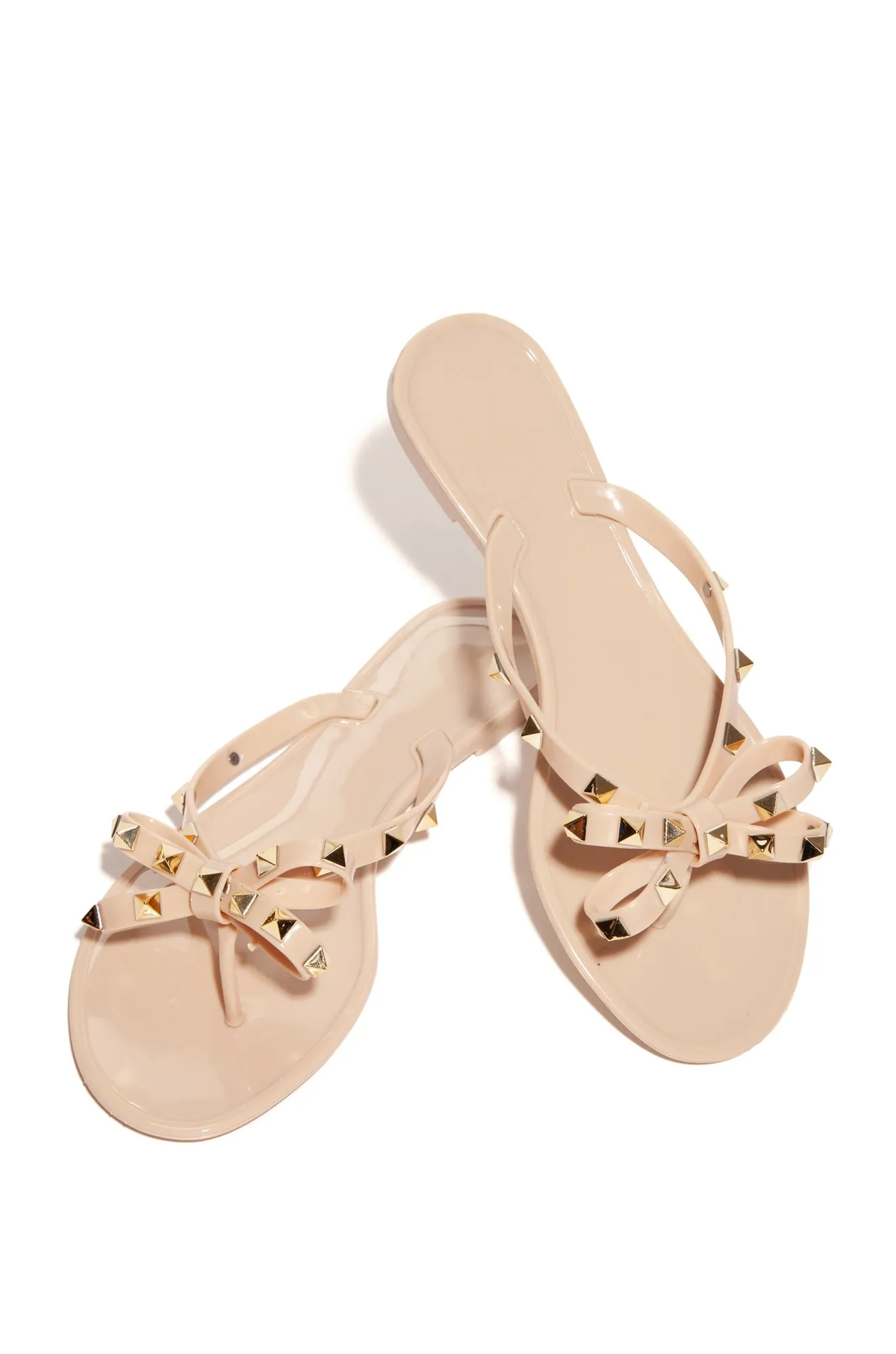 The Posh Life Jelly Slip On Sandals - Nude sold by Miss Lola product image thumbnail 2