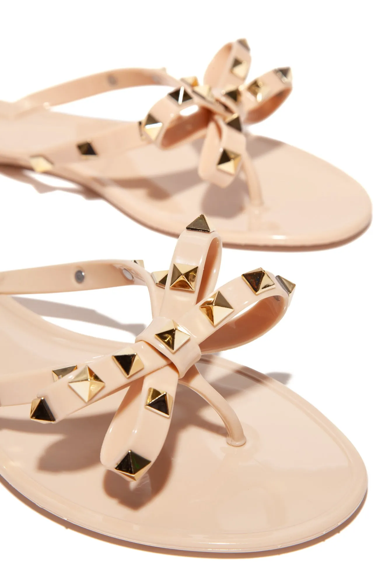 The Posh Life Jelly Slip On Sandals - Nude sold by Miss Lola product image thumbnail 3