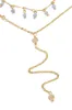 Marsi Beaded Layered Necklace - Gold sold by Miss Lola