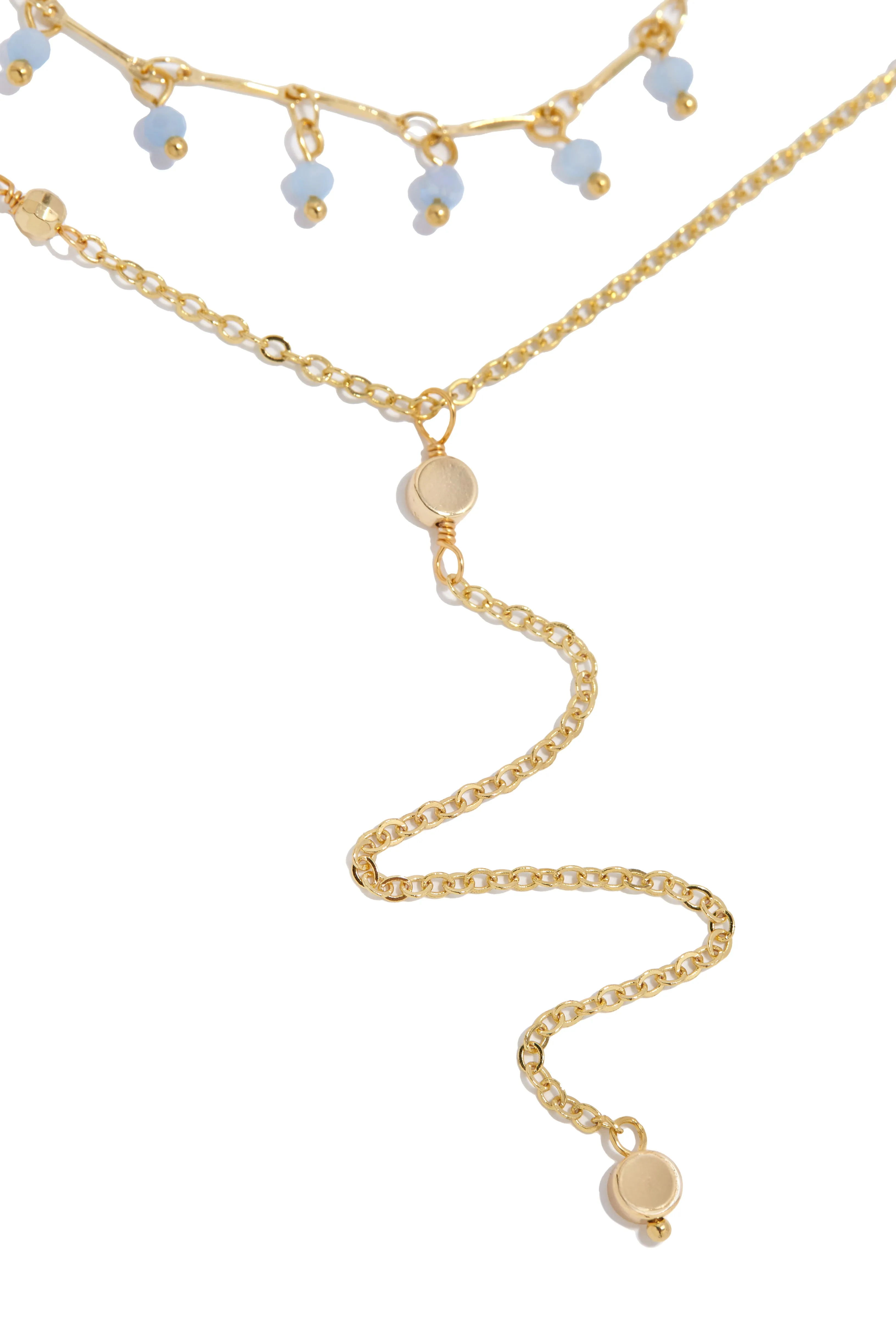 Marsi Beaded Layered Necklace - Gold sold by Miss Lola product image thumbnail 2