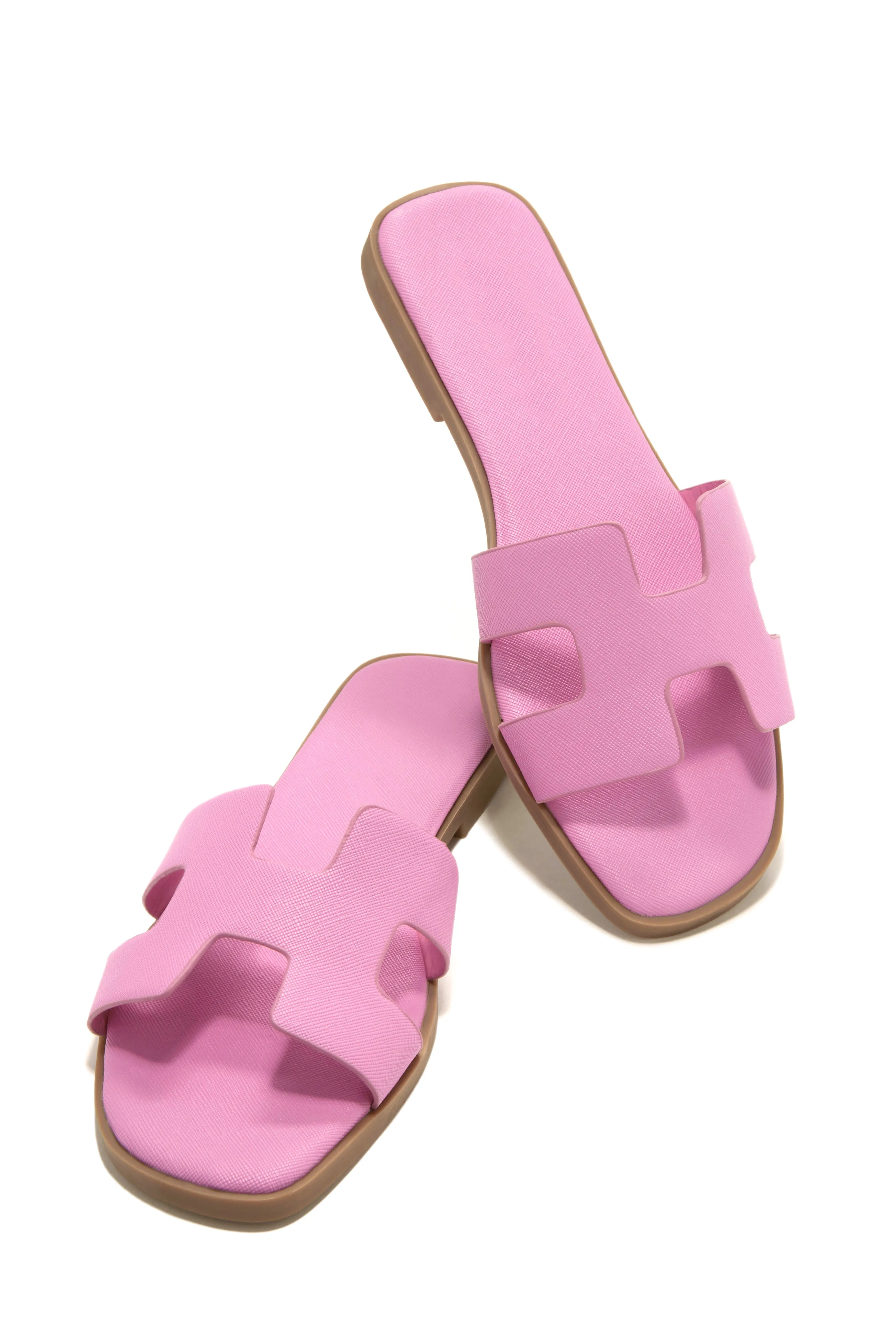Bianka Slip On Sandals - Pink sold by Miss Lola product image thumbnail 5