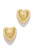 Endless Love Heart Shape Earring - Gold sold by Miss Lola