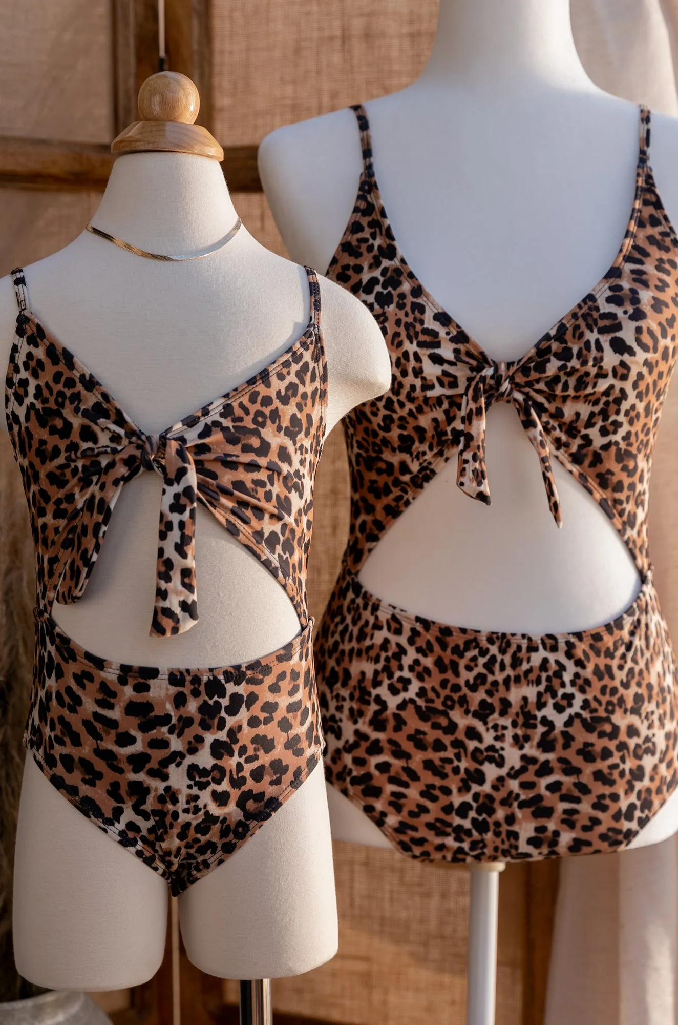 Mini Araya One Piece Swimsuit - Leopard sold by Miss Lola