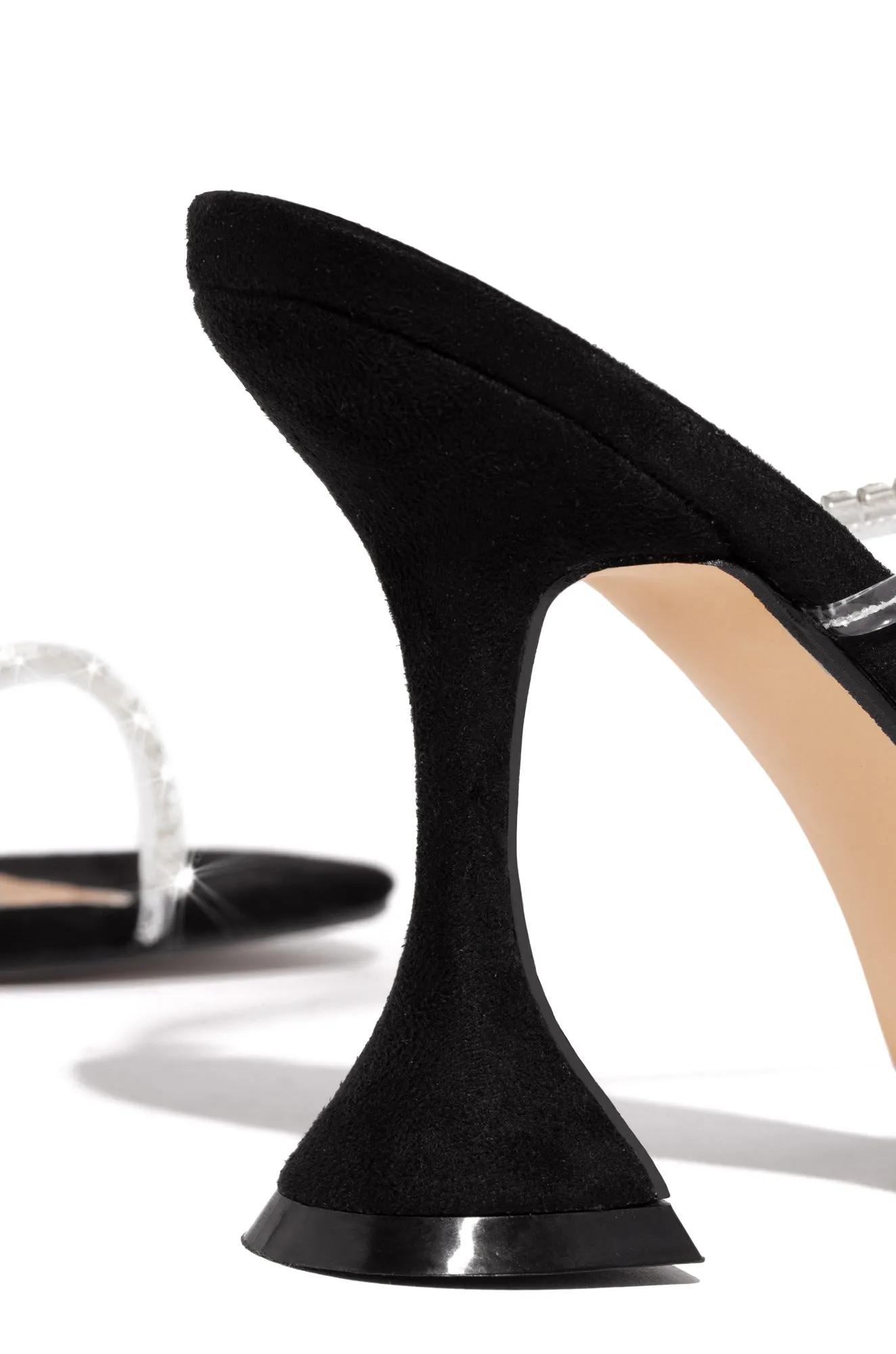Dubai Embellished Mule Heels - Black sold by Miss Lola product image thumbnail 4