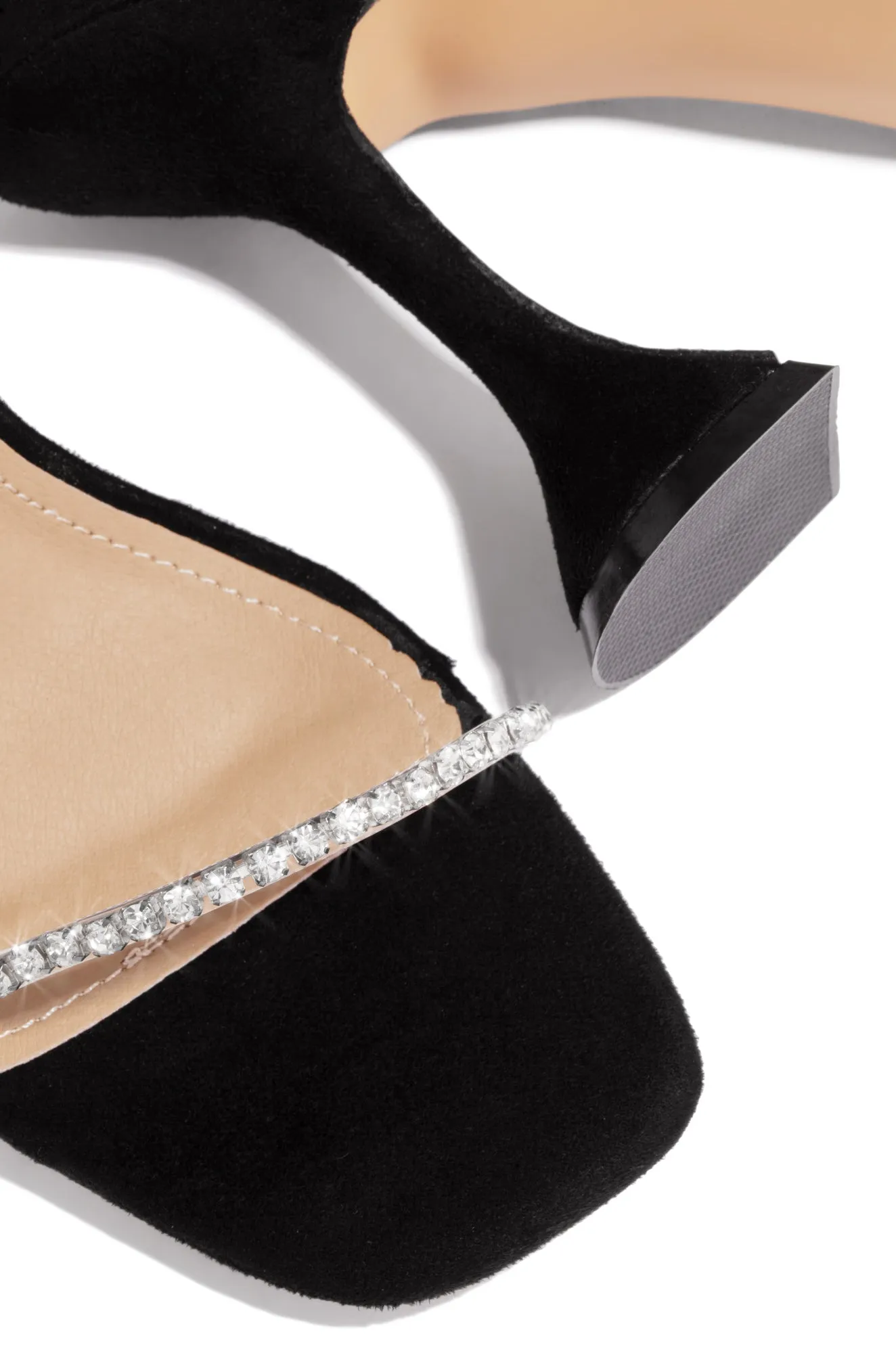 Dubai Embellished Mule Heels - Black sold by Miss Lola product image thumbnail 5