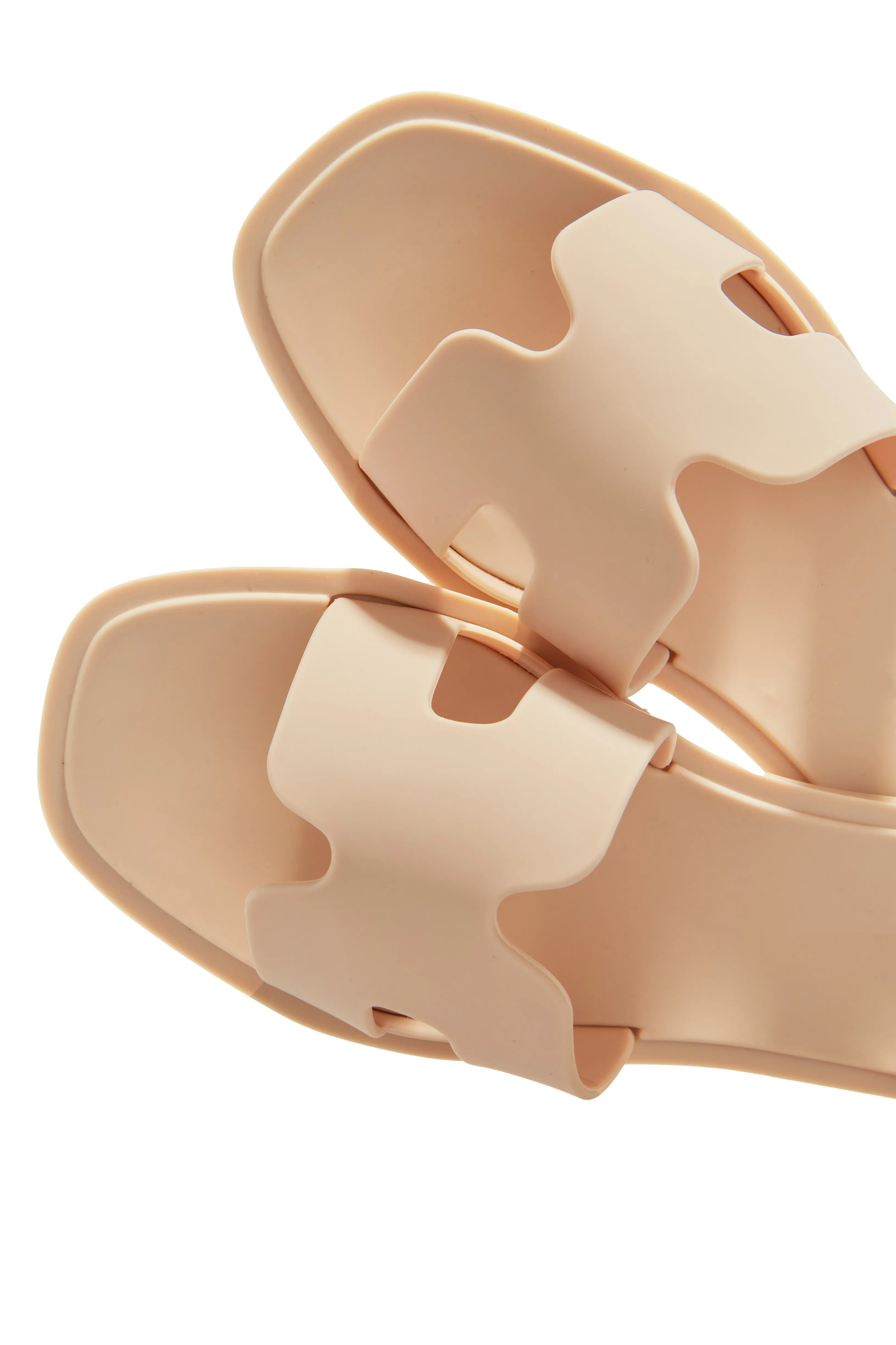 Kaylee Jelly Slip On Sandals - Nude sold by Miss Lola product image thumbnail 3