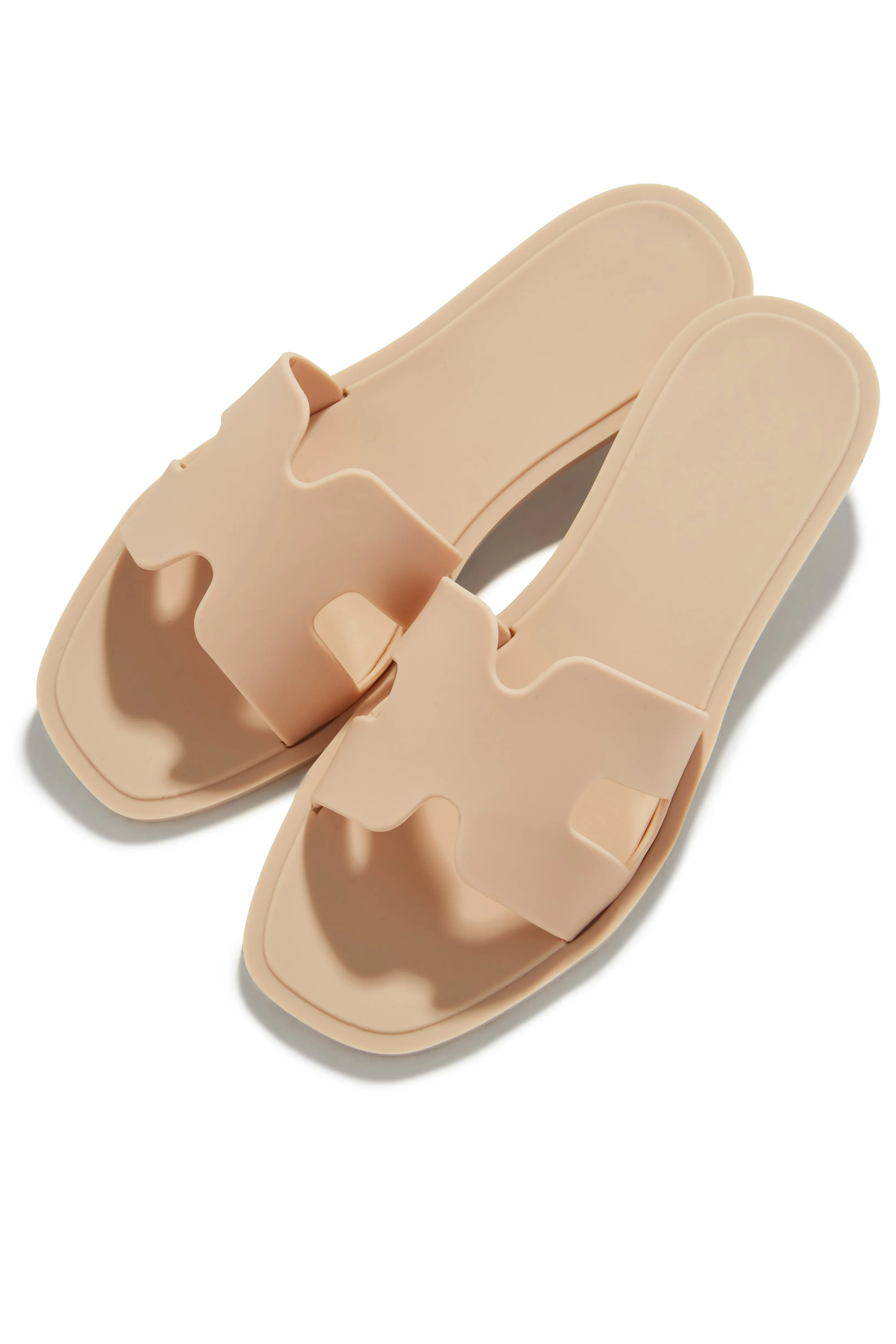 Kaylee Jelly Slip On Sandals - Nude sold by Miss Lola product image thumbnail 2