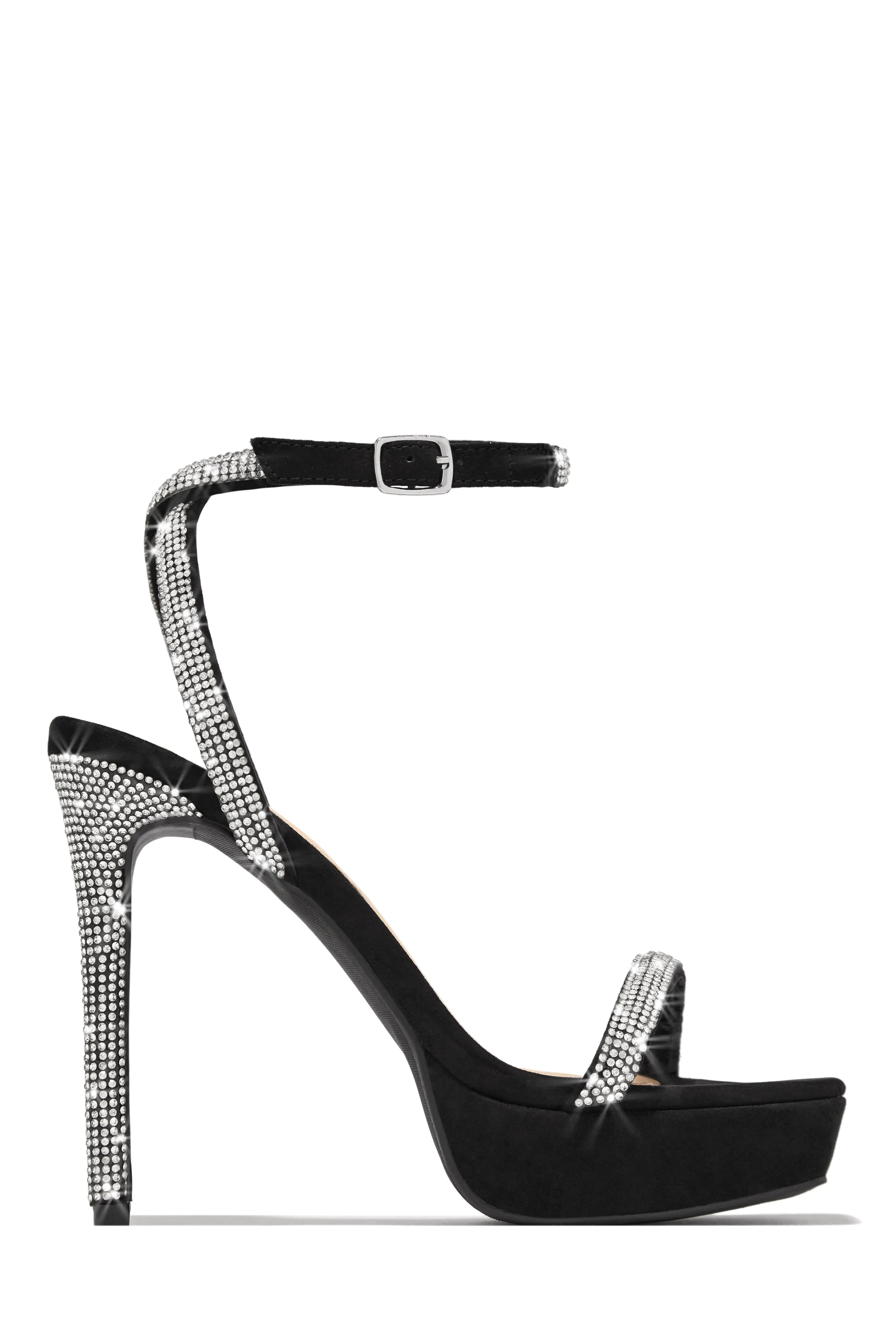 Perfect Kiss Embellished Platform High Heels - Nude sold by Miss Lola product image thumbnail 5