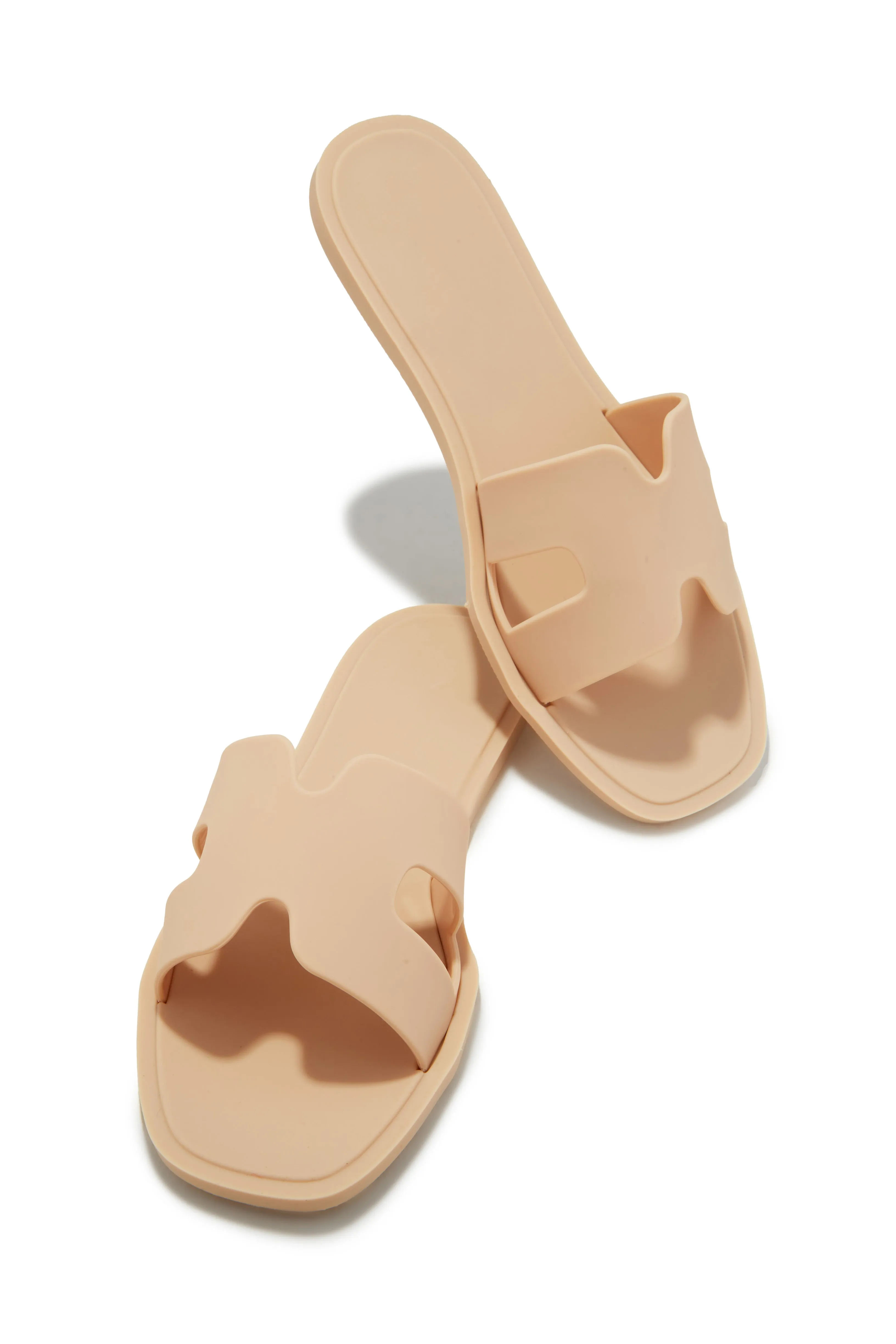 Kaylee Jelly Slip On Sandals - Nude sold by Miss Lola product image thumbnail 4