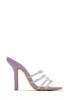 Champagne Taste Embellished High Heel Mules - Lavender sold by Miss Lola