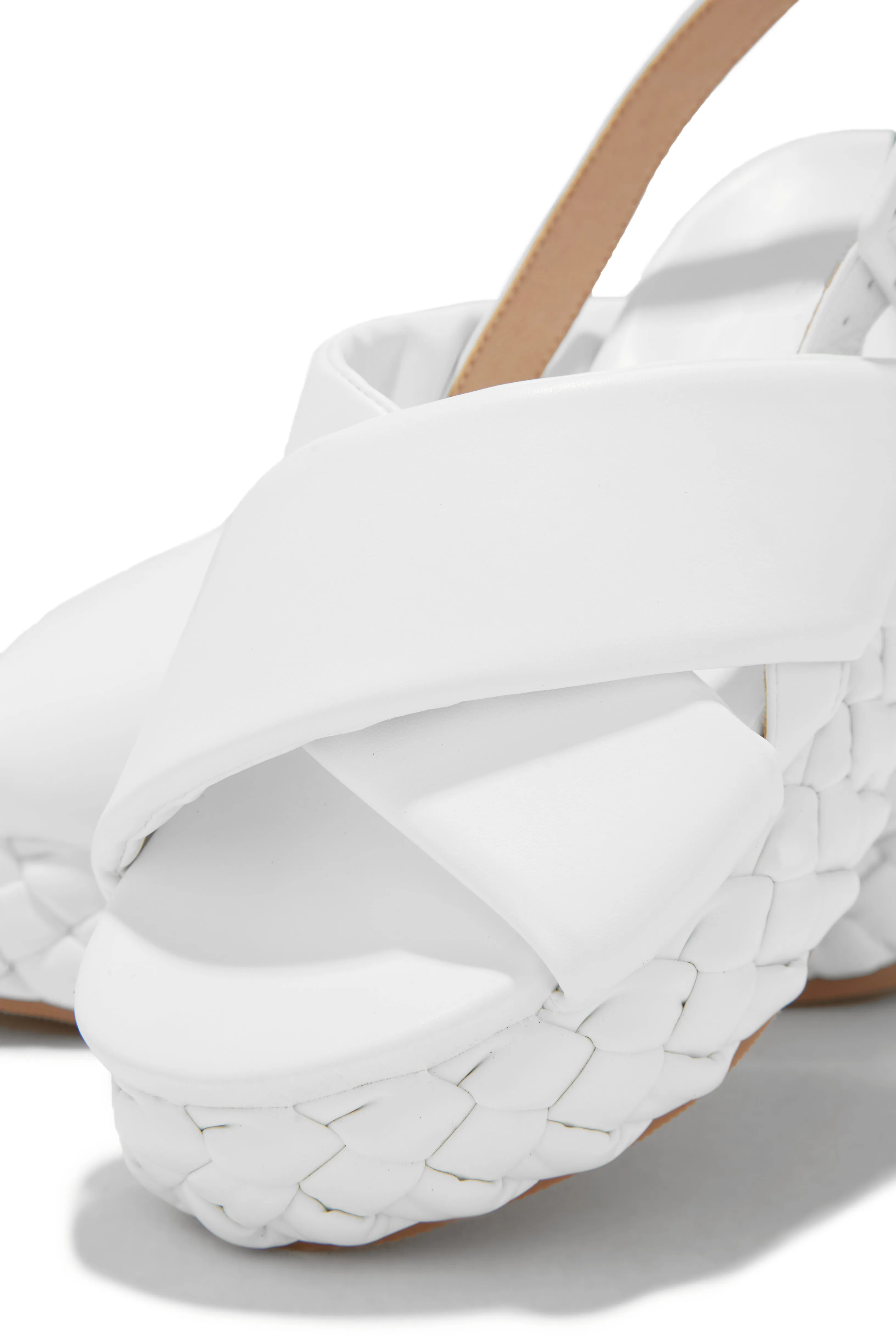 European Vacay Platform Sandals - White sold by Miss Lola product image thumbnail 2