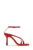 Elva Single Sole Heels - Red sold by Miss Lola