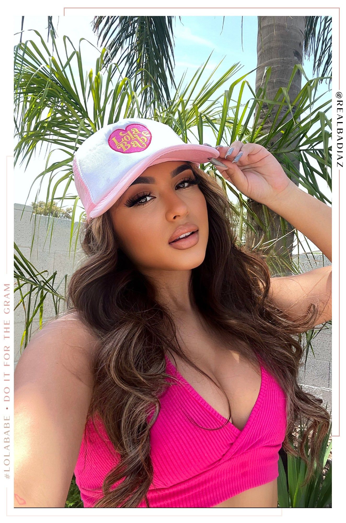 Lola Babe Exclusive Trucker Hat Merch - Pink sold by Miss Lola product image thumbnail 2