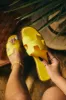 Bianka Slip On Sandals - Yellow sold by Miss Lola