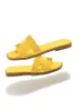 Bianka Slip On Sandals - Yellow sold by Miss Lola