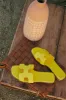 Bianka Slip On Sandals - Yellow sold by Miss Lola