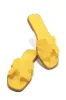 Bianka Slip On Sandals - Yellow sold by Miss Lola