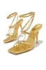 Lovestruck Embellished Strappy High Heels - Gold sold by Miss Lola