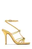 Lovestruck Embellished Strappy High Heels - Gold sold by Miss Lola