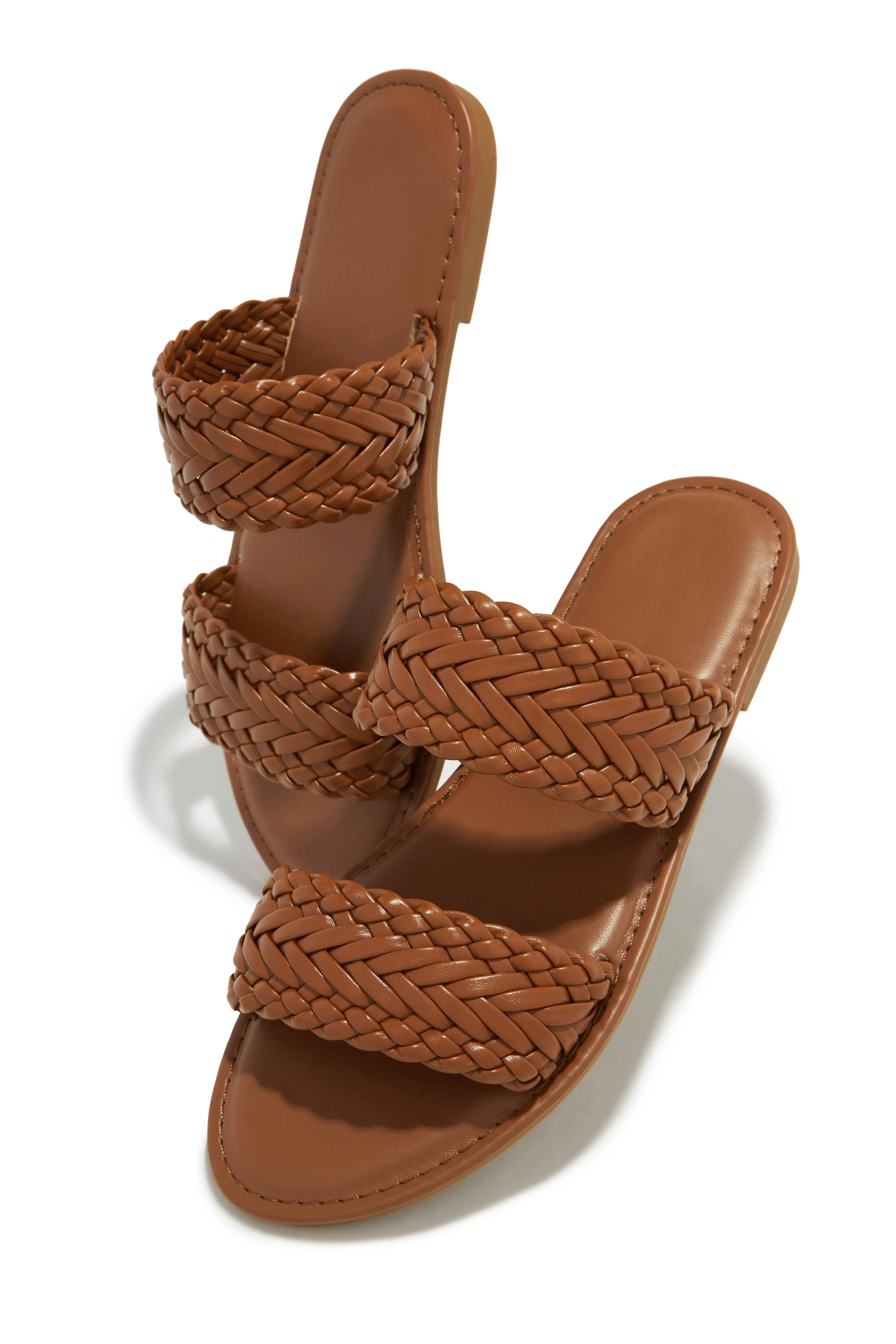 Heatwave Slip On Sandals - Tan sold by Miss Lola product image thumbnail 2