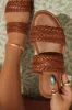 Heatwave Slip On Sandals - Tan sold by Miss Lola