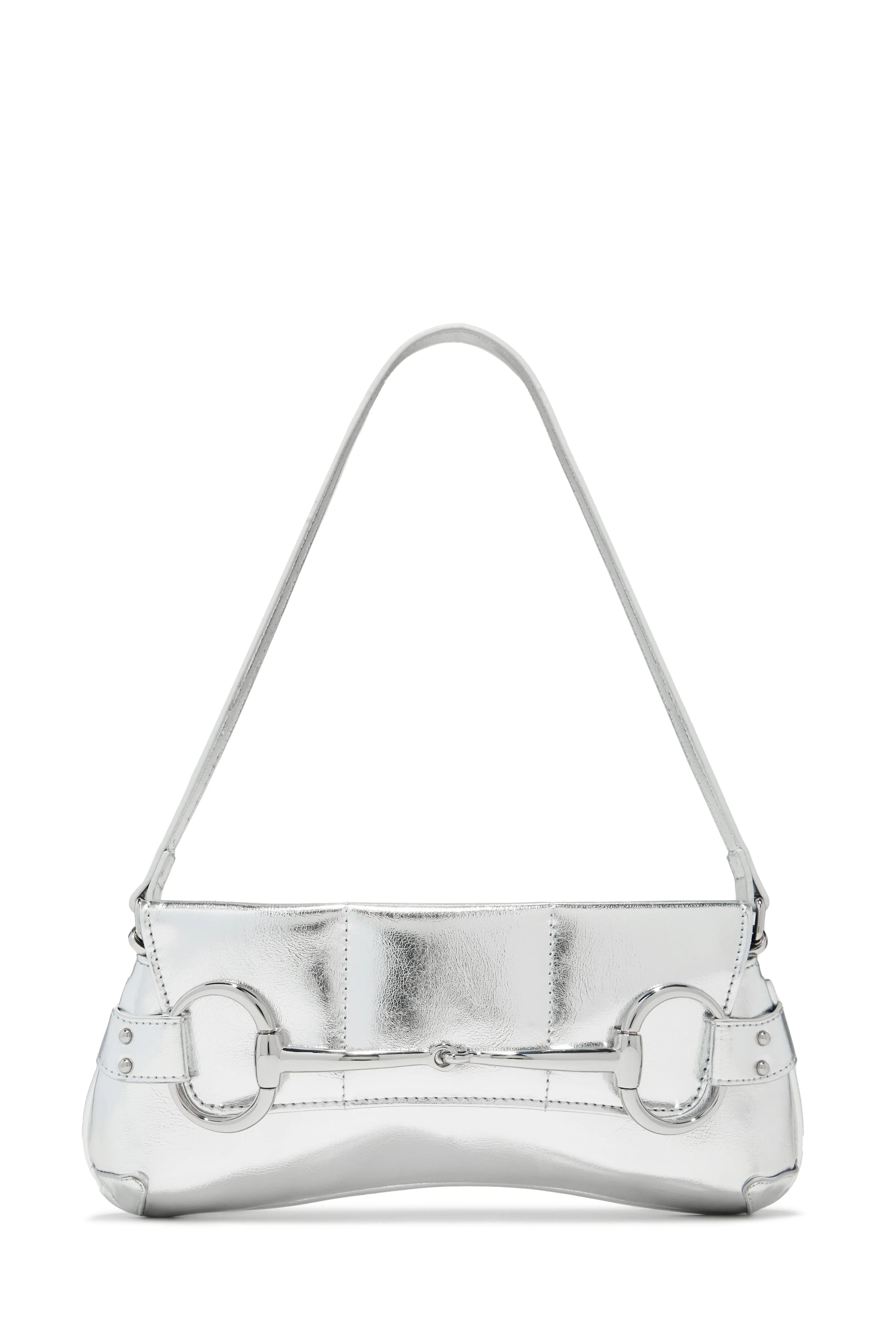 Caia Shoulder Bag - Silver sold by Miss Lola