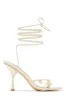 Nalani Lace Up Heels - Ivory sold by Miss Lola