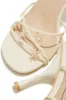 Nalani Lace Up Heels - Ivory sold by Miss Lola