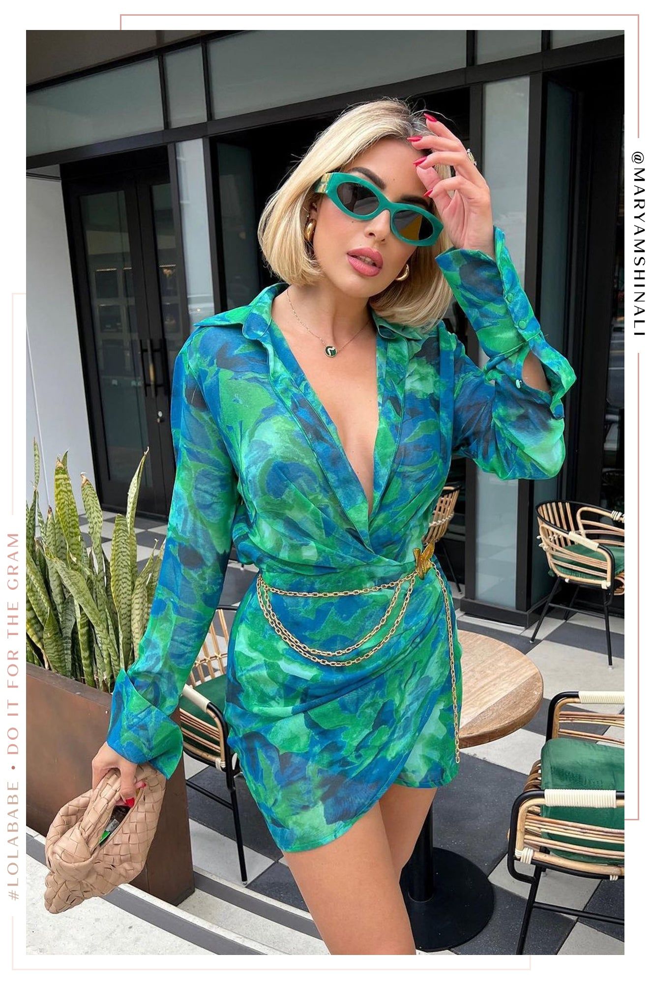 Alessa - Green sold by Miss Lola product image thumbnail 4