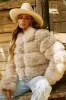 Private Getaway Faux Fur Coat - Beige sold by Miss Lola