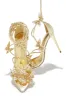 Fantasy Dreams Butterfly Embellished Lace Up Heels - Gold sold by Miss Lola