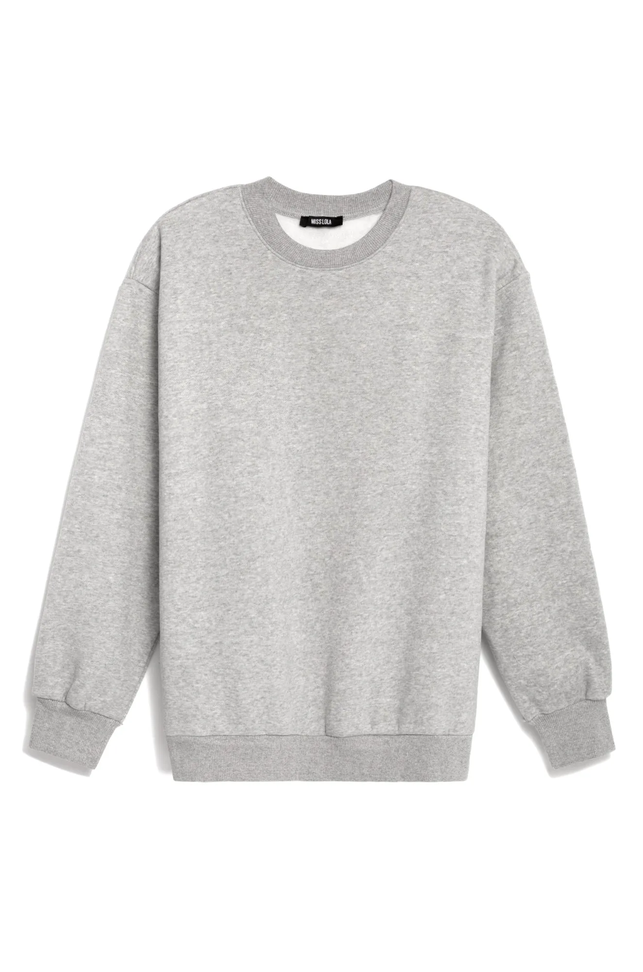 Cozy Feels Adult Crewneck Sweater - Grey sold by Miss Lola