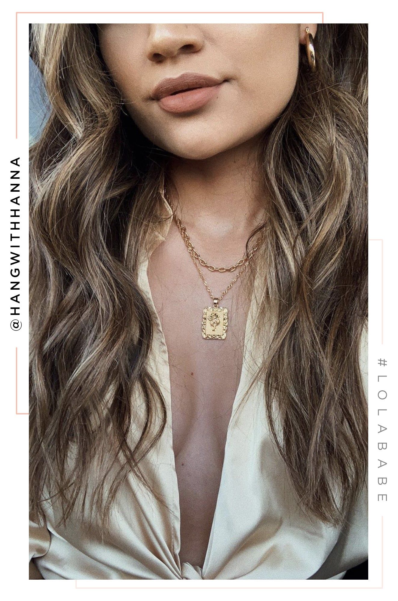 Selene Rose Pendant Necklace - Gold sold by Miss Lola product image thumbnail 2