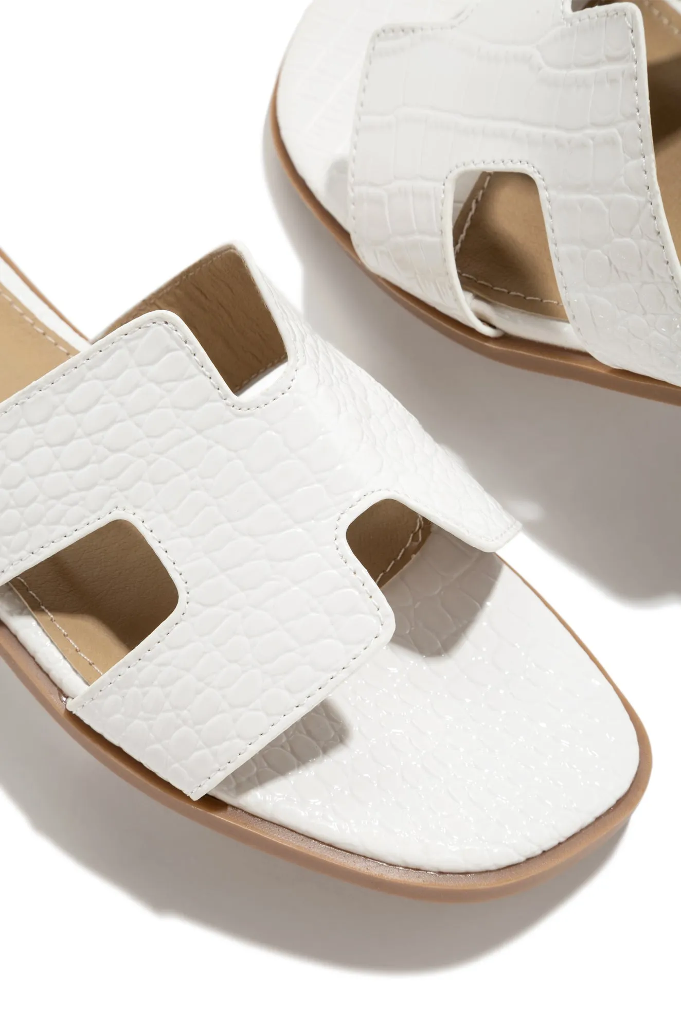 Yacht Club Slip On Sandals - White sold by Miss Lola product image thumbnail 2