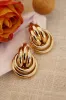 Mary Chunky Earring - Gold sold by Miss Lola