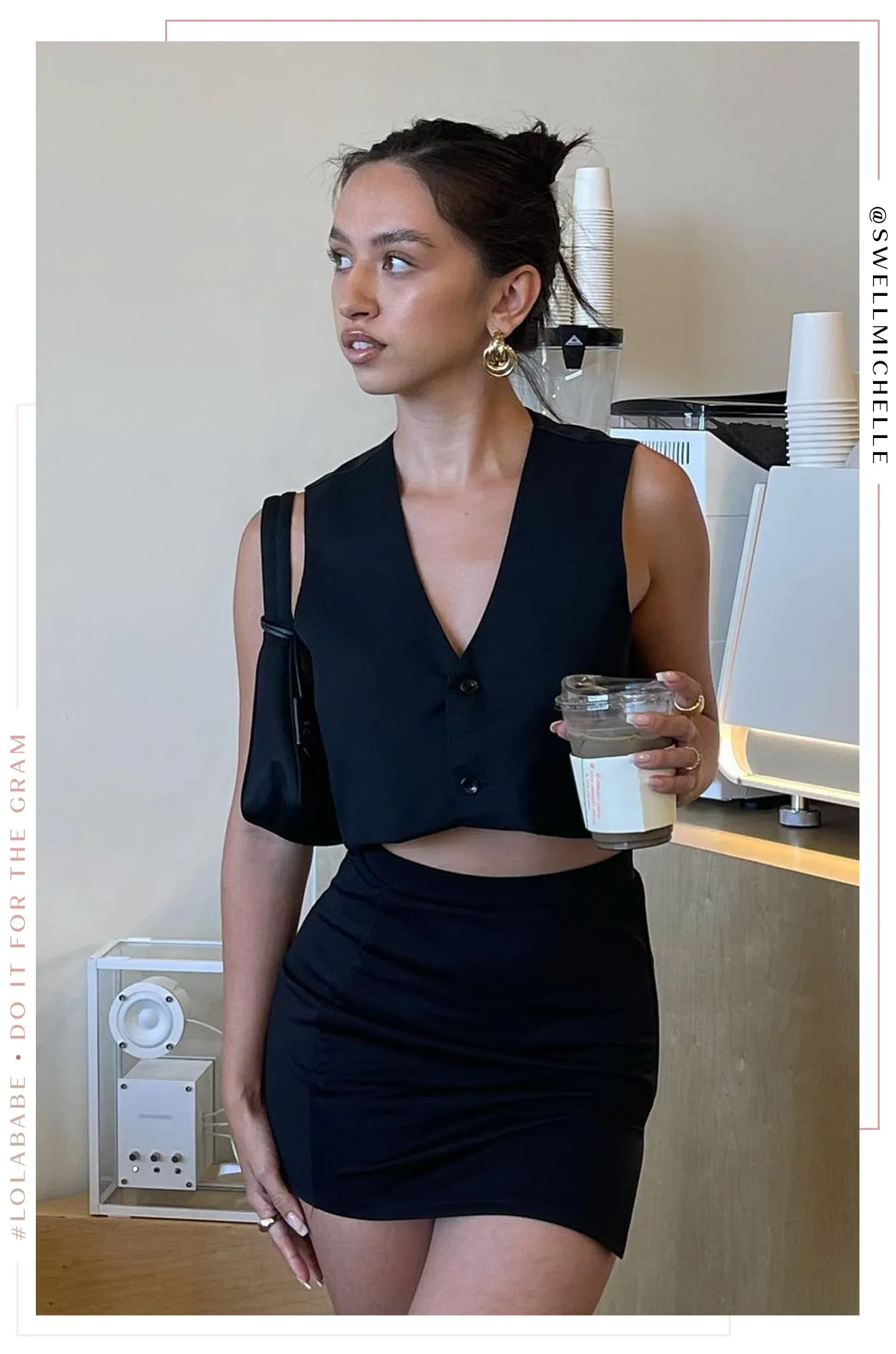 Mary Chunky Earring - Gold sold by Miss Lola product image thumbnail 2