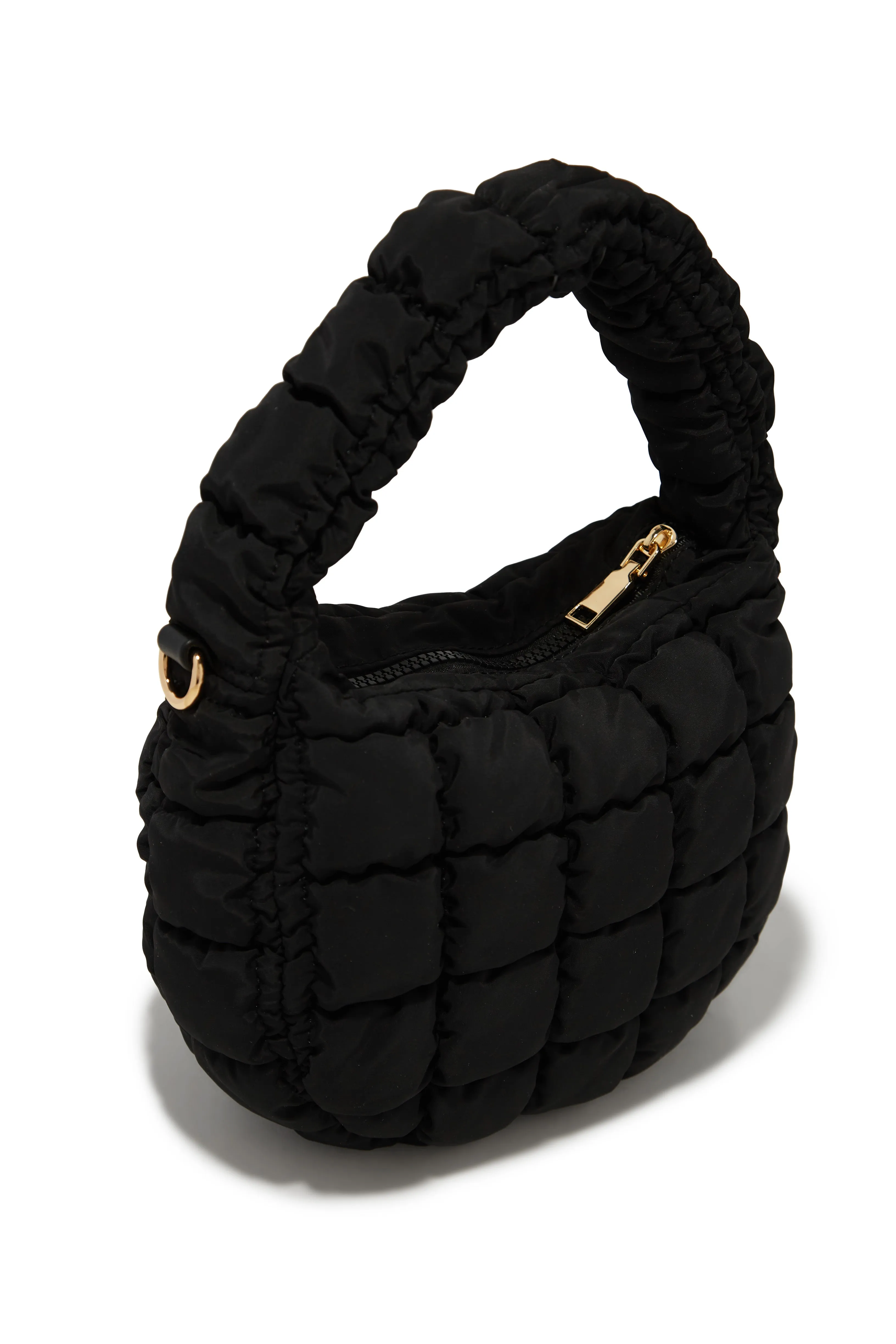 Carya Quilted Crossbody Bag - Black sold by Miss Lola product image thumbnail 2