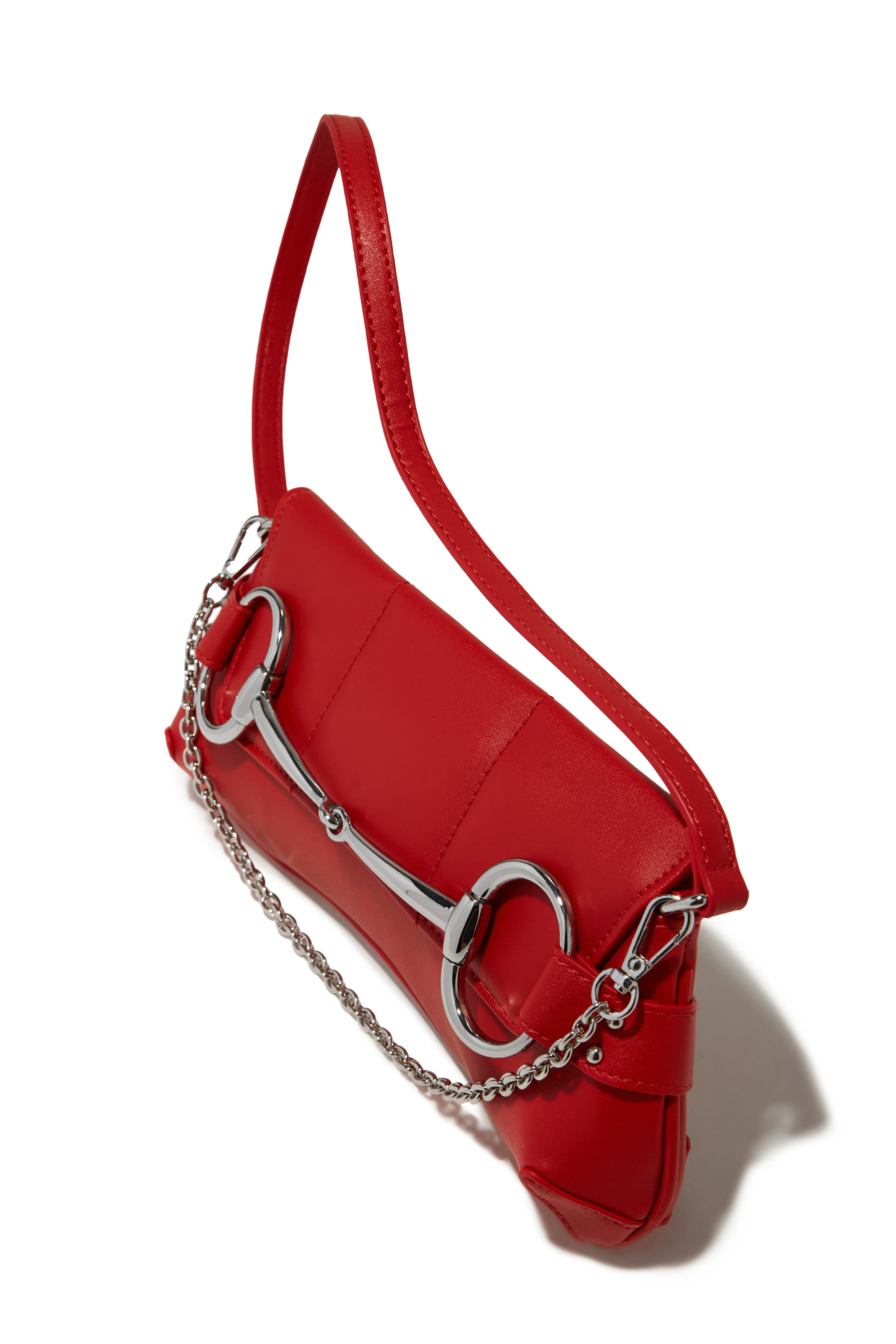 Caia Shoulder Bag - Red sold by Miss Lola product image thumbnail 4