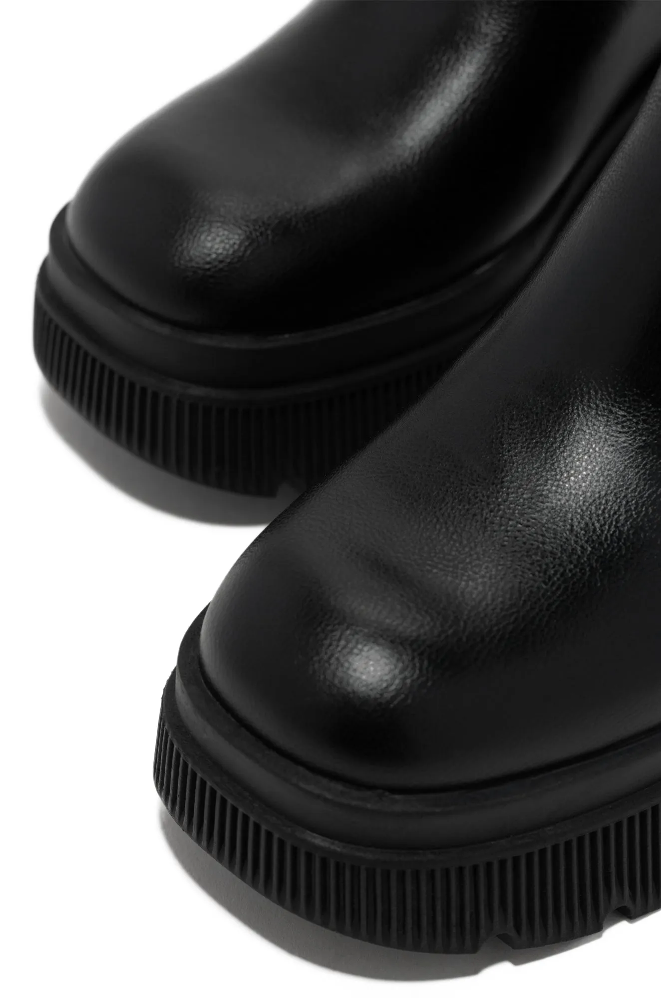 Addicted To You Platform Ankle Boots - Black sold by Miss Lola product image thumbnail 4